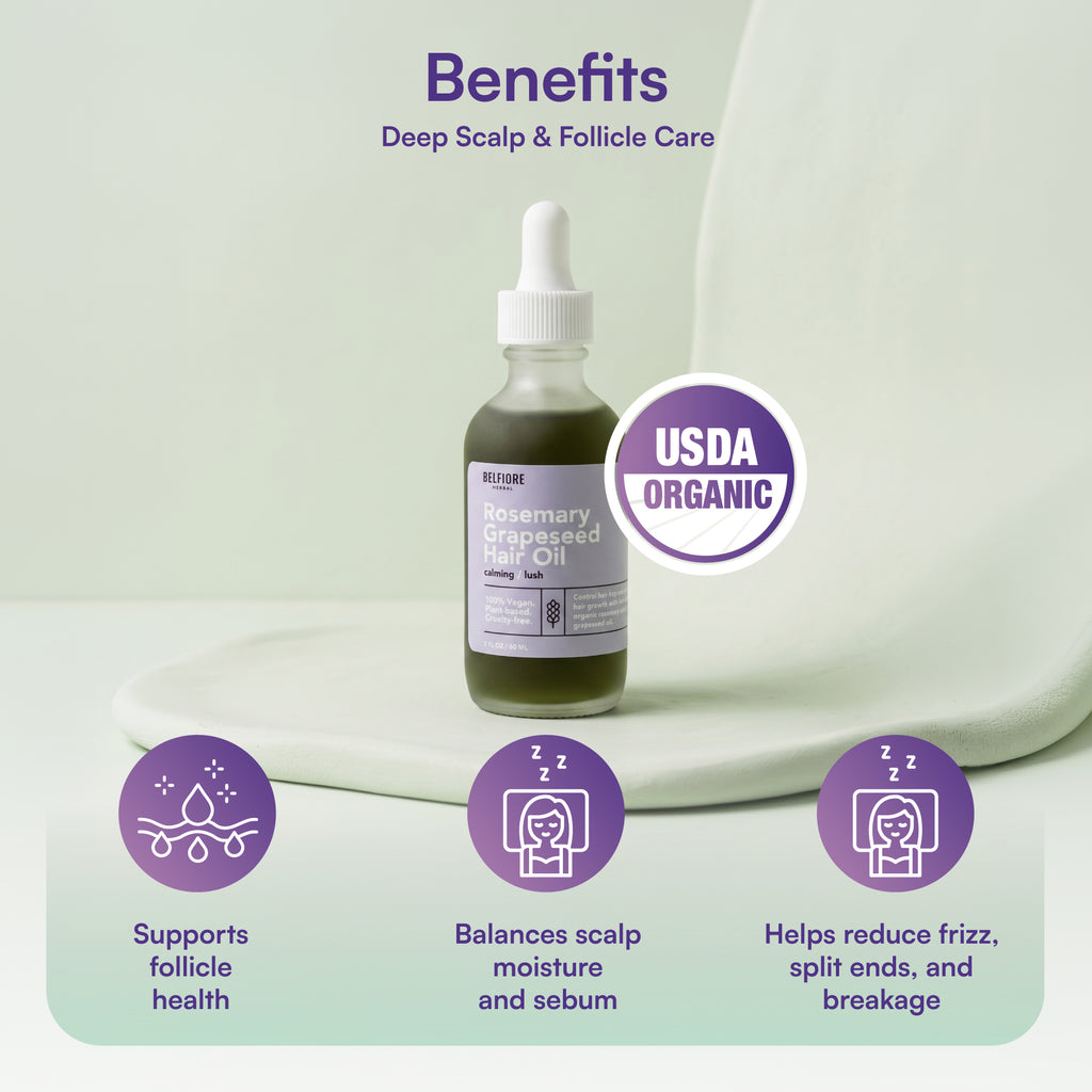 Rosemary Grapeseed Hair Oil