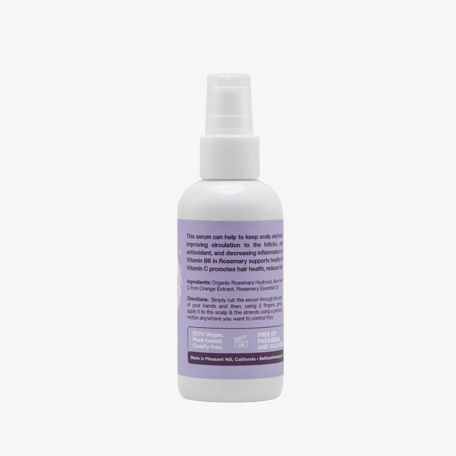 Rosemary Hair Serum with Vitamin B6 and C